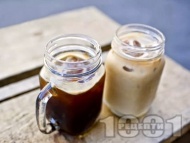 Рецепта Студен чай лате с прясно мляко и мед
